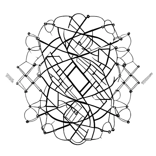 A minimalist tattoo of a DNA double helix with vibrant colors representing science and technology. tattoo design idea