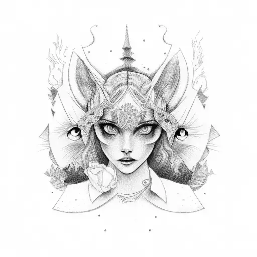 Delilah and Harper  tattoo design idea