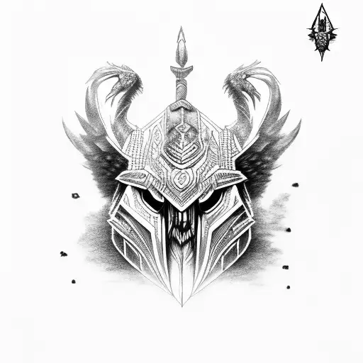 Wikings, Hugin&Munin, runal, Scoll&Hati tattoo design idea