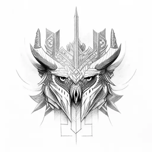 Wikings, Hugin&Munin, runal, Scoll&Hati tattoo design idea