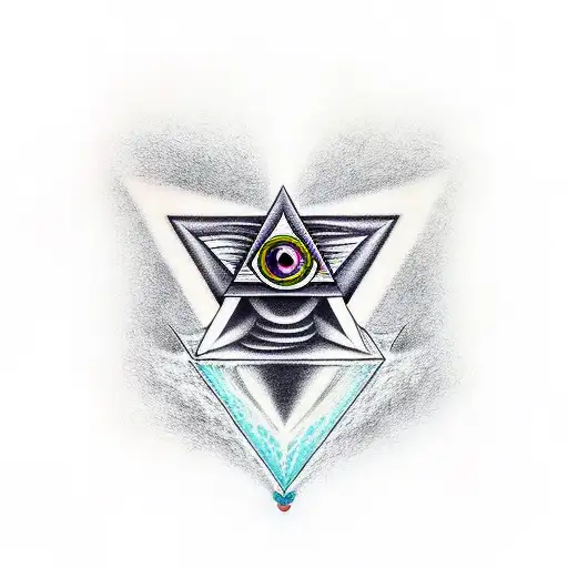 illuminati tattoo design idea