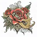 BBC slut BBC only tattoo design idea
