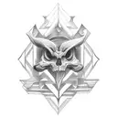 Amor Fati symbol tattoo design idea