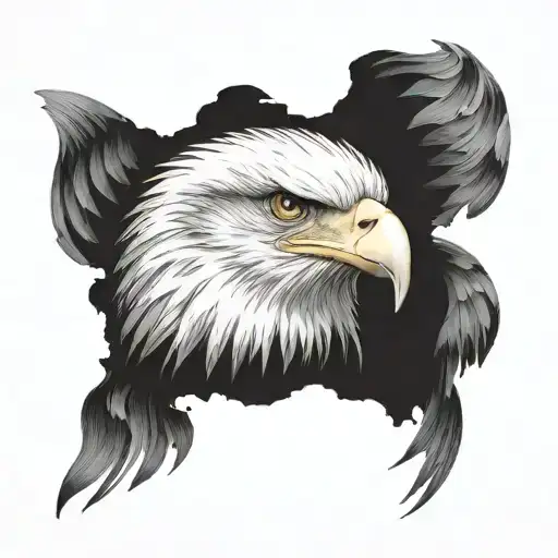eagle tattoo design idea