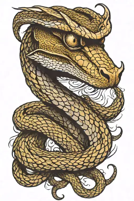 viper tattoo design idea