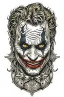 the joker heath ledger tattoo design idea