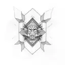 trap tattoo design idea