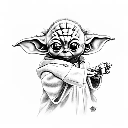 Tatuagem Star Wars Mestre Yoda Tattoo | www.micaeltattoo.com… | Flickr