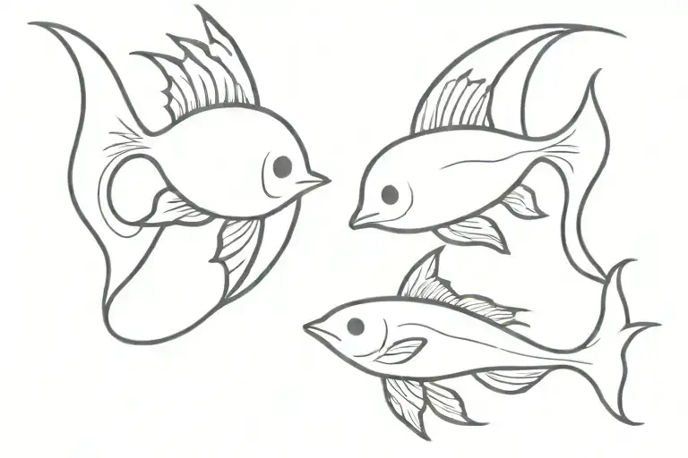 Avatar fish- Tui and La tattoo design idea