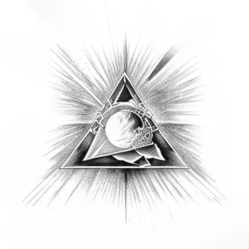 Pink Floyd dark side of the moon tattoo design idea