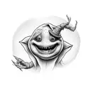 oogie boogie tattoo design idea