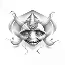 oogie boogie tattoo design idea