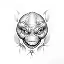 oogie boogie tattoo design idea