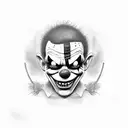 buggy the clown tattoo design idea