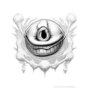 oogie boogie from nightmare before christmas tattoo design idea
