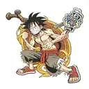 monkey d luffy tattoo design idea