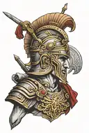 Roman legion tattoo design idea