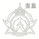 very small fine line minimalist tattoo that represents thailand, cambodia, and vietnam  tattoo design idea