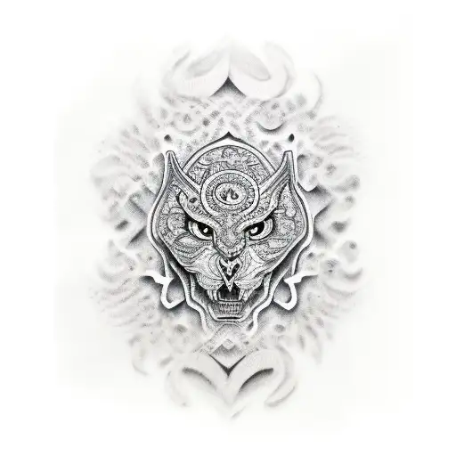 slavic fingerprint tattoo design idea