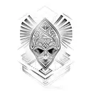 slavik fingerprint tattoo design idea