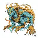 Ronal from James Cameron's Avatar The Way of Water tattoo design idea