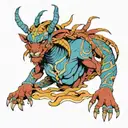 Ronal from James Cameron's Avatar The Way of Water tattoo design idea