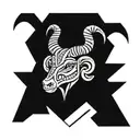 ram tattoo design idea