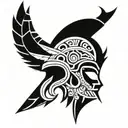 Aztec tribal tattoo tattoo design idea