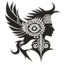 Aztec tribal tattoo tattoo design idea