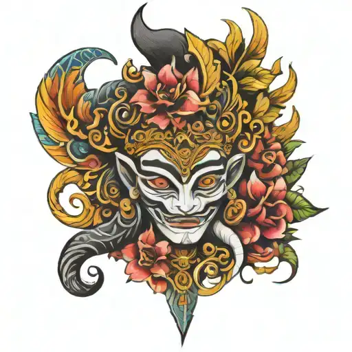 bali 1 tattoo design idea