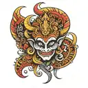 bali 1 tattoo design idea