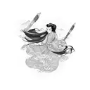 mulan tattoo design idea