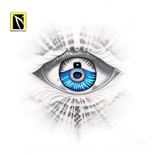 Evil Eye tattoo design idea
