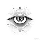 Evil Eye tattoo design idea