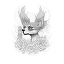 Name tattoo for "Hannah" tattoo design idea