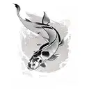 Koi Fish tattoo design idea