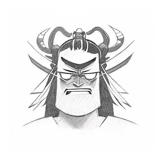 samurai jack  tattoo design idea