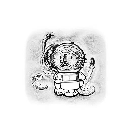 Doraemon  tattoo design idea