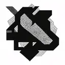 meander  tattoo design idea