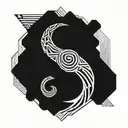 meander  tattoo design idea