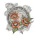 meander  tattoo design idea