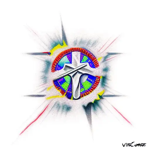 The Lorraine Cross tattoo design idea