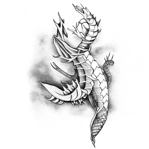 GYARADOS tattoo design idea