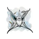 manta ray tattoo design idea