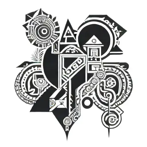 Bolivia with culture tattoo design idea