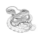 Snake Bite Lsd tattoo design idea