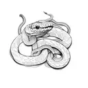 Snake Bite Lsd tattoo design idea