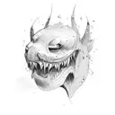 Cartoon tattoo design idea