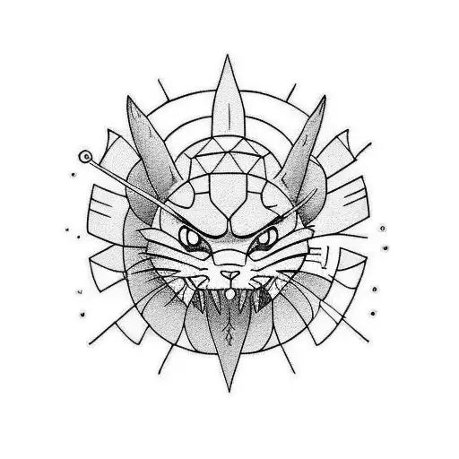  ghibli tattoo design idea