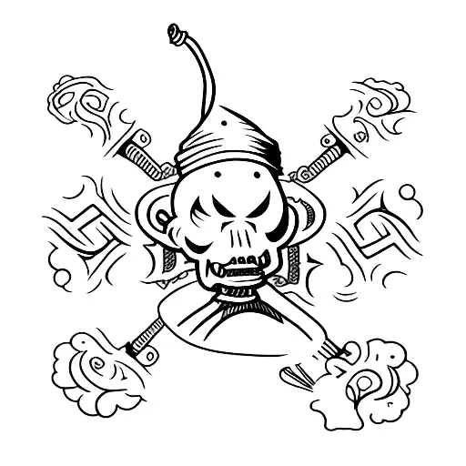 turnip head tattoo design idea